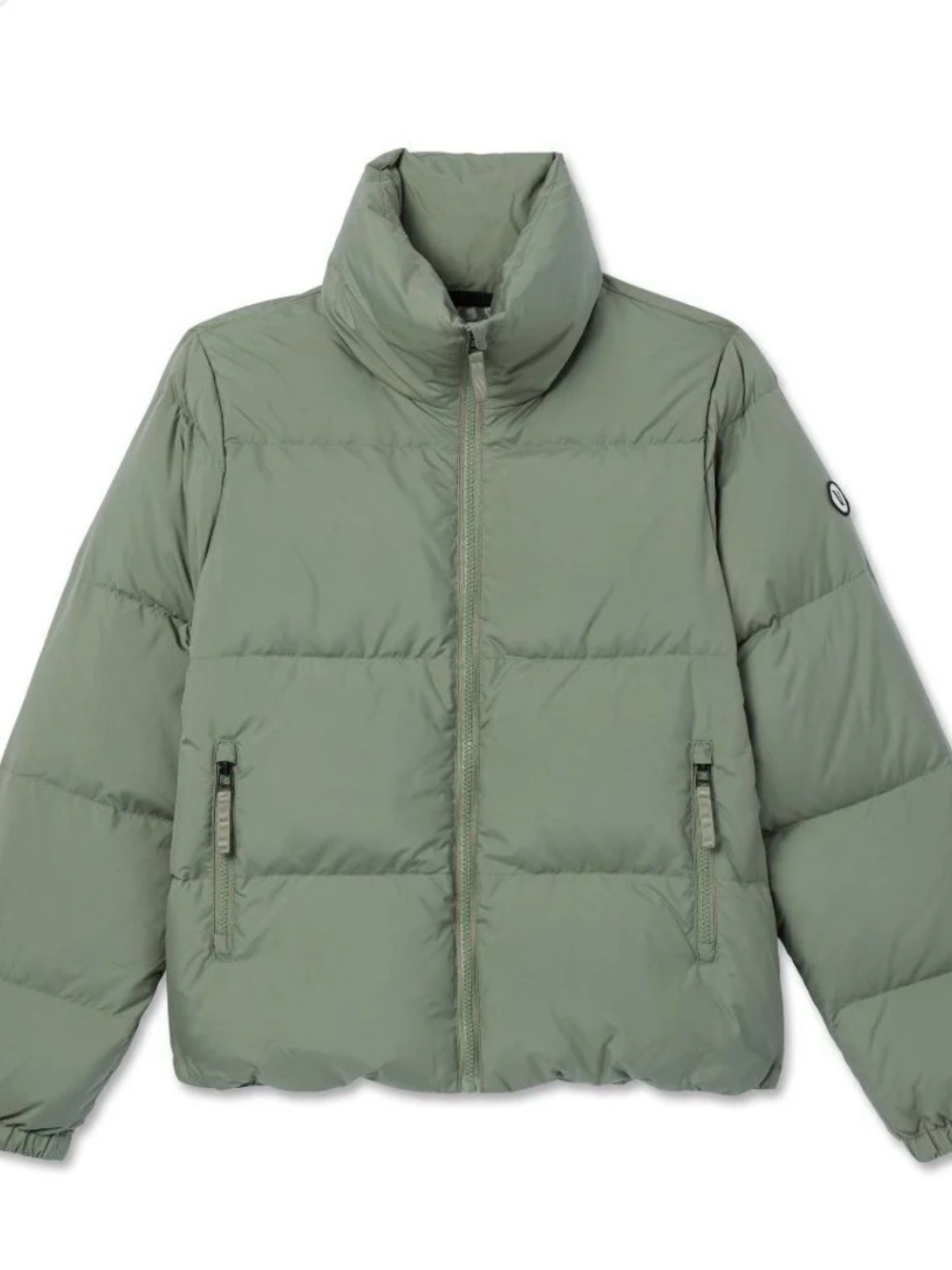 Vuori Lightweight Quilted Puffer Jacket in Sage